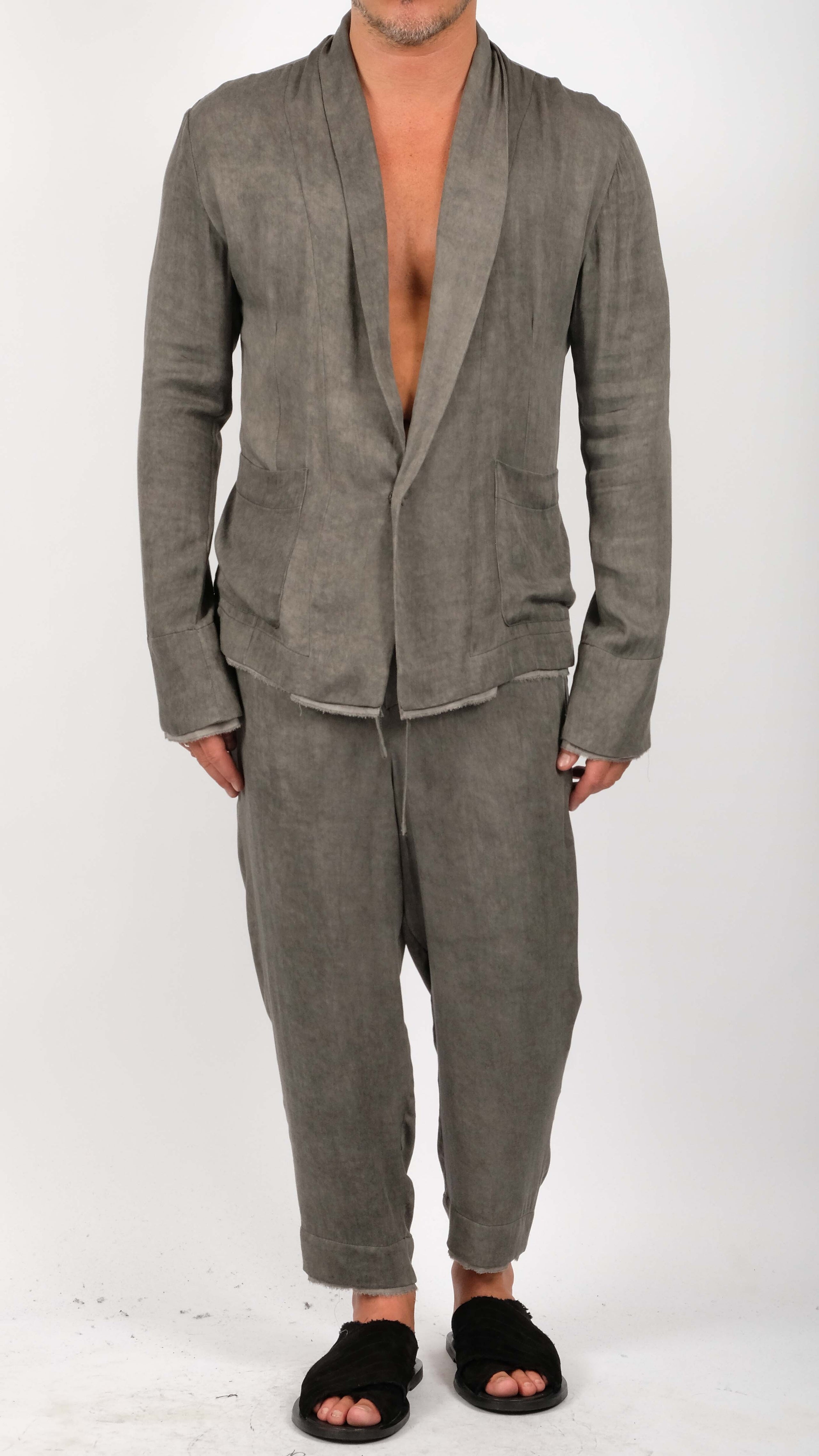 Washed cotton blazer new arrivals